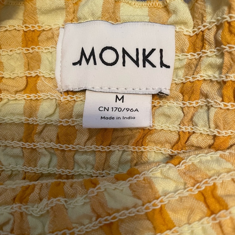 Gingham Mustard Top - image 5